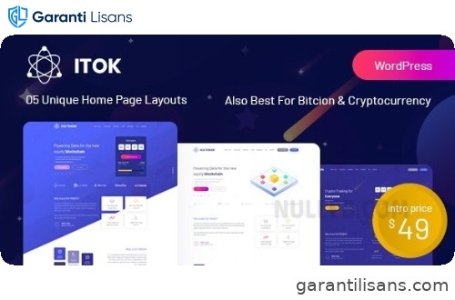 ITok – ICO and Cryptocurrency WordPress Theme