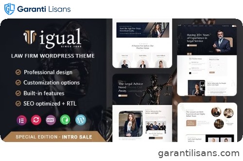 Igual – Law Firm WordPress Theme