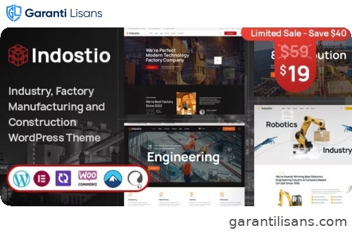 Indostio – Factory and Manufacturing WordPress Theme