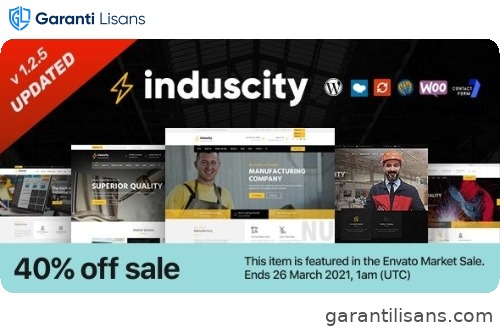 Induscity – Factory and Manufacturing WordPress Theme
