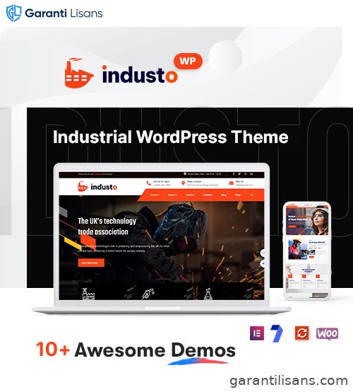 Industo – Factory & Industry WordPress Theme