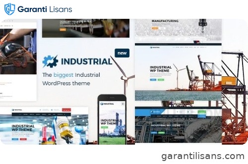 Industrial – Factory Business WordPress Theme