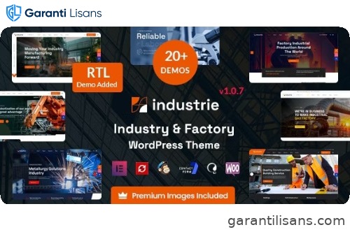 Industrie – Factory & Industry WordPress Theme