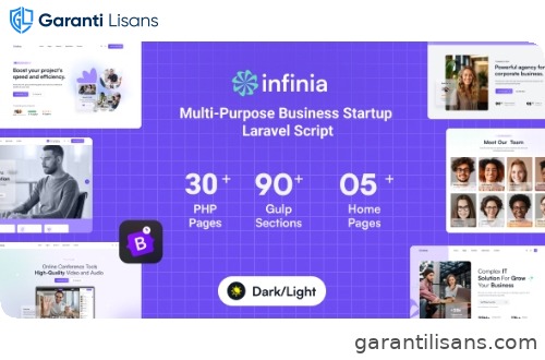 Infinia – Multipurpose Business Consulting Startup Laravel Script