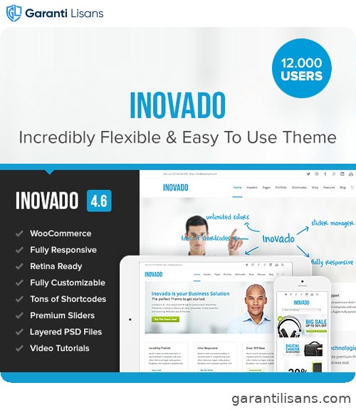 Inovado – Retina Responsive Multi-Purpose Theme