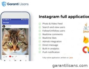 Instagram Android Full Applcation + Firebase Web (Photo&Video)