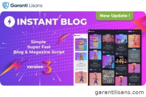 Instant Blog – Fast & Simple Blog Php Script