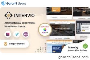 Intervio – Interior and Architecture WordPress Theme + RTL