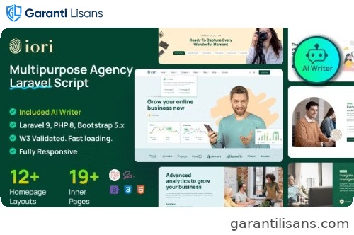 Iori – Business Website for Company, Agency, Startup with AI writer tool & shopping cart