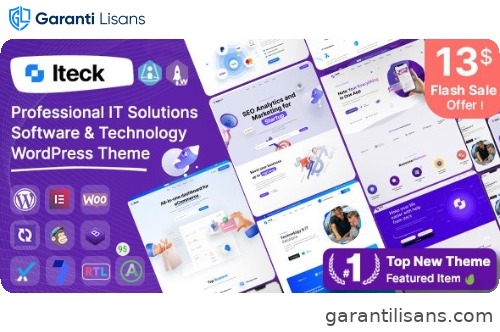 Iteck – Software & Technology Elementor WordPress Theme
