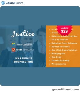 JUSTICE – Law & Business WordPress Theme