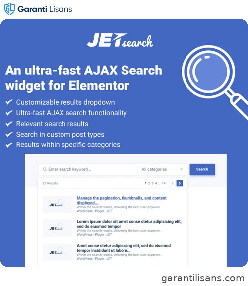 JetSearch For Elementor
