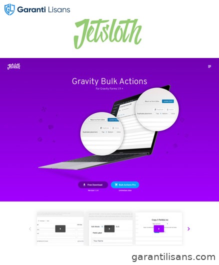 Jetsloth – Gravity Forms Bulk Actions Pro