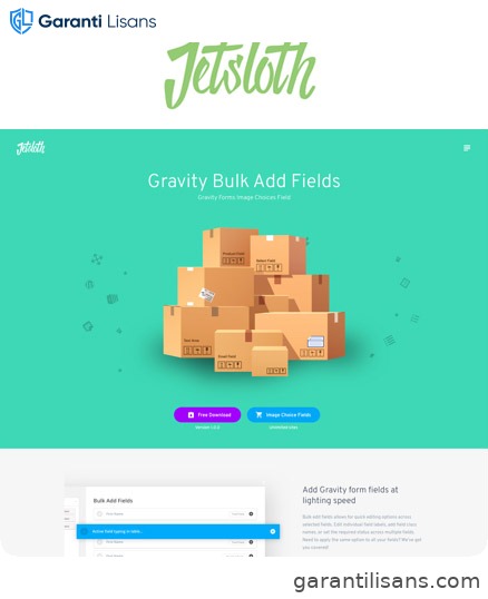 Jetsloth – Gravity Forms Bulk Add Fields