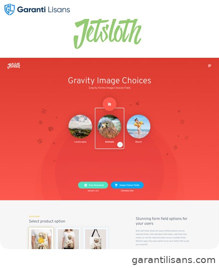 Jetsloth – Gravity Forms Image Choices