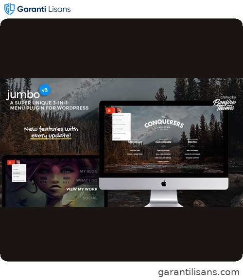 Jumbo: A 3-in-1 full-screen menu for WordPress