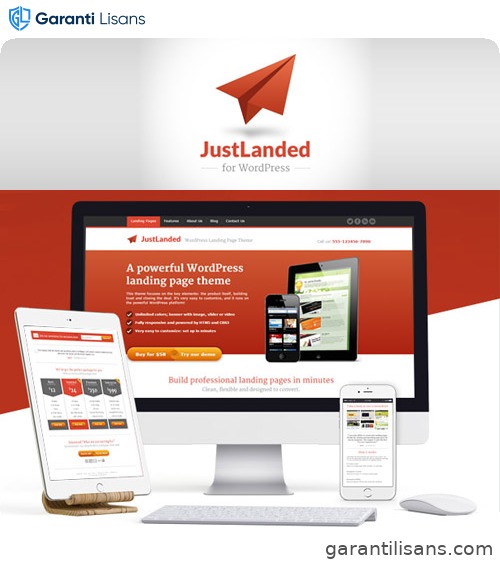 JustLanded – WordPress Landing Page