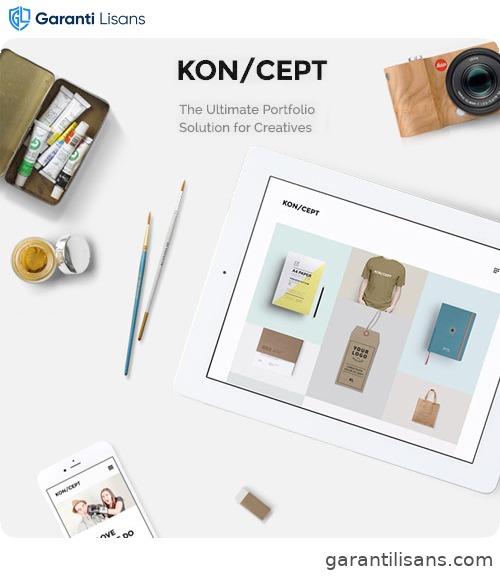 KON/CEPT – A Portfolio Theme for Creative People