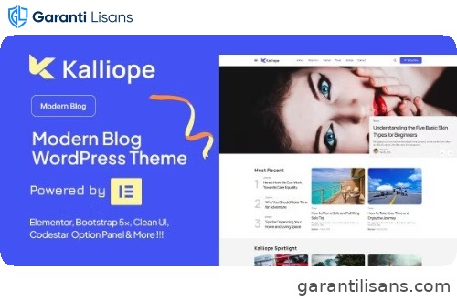 Kalliope – Modern Blog WordPress Theme