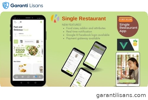 Karenderia Single Restaurant Website Food Ordering and Restaurant Panel