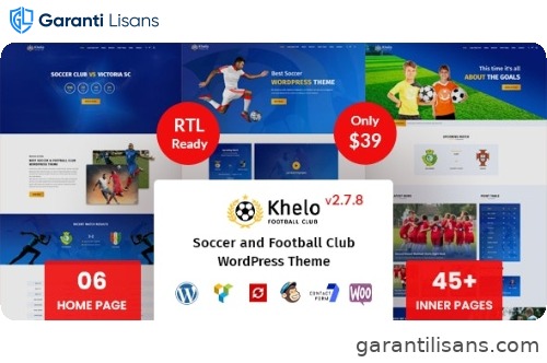 Khelo – Soccer & Sports WordPress Theme
