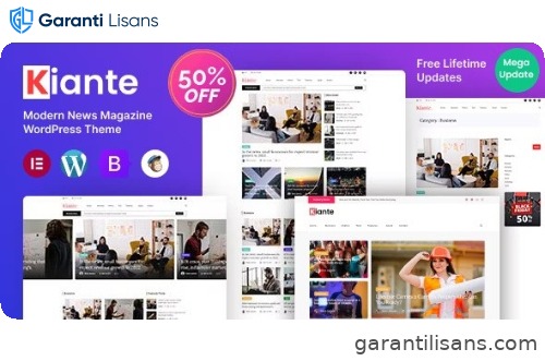 Kiante – Newspaper Magazine Blog Multi-Purpose Elementor WordPress Theme
