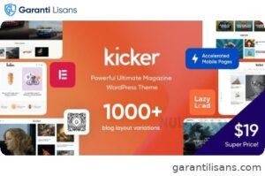 Kicker – Multipurpose Blog Magazine WordPress Theme + Gutenberg