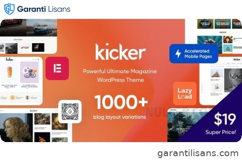 Kicker – Multipurpose Blog Magazine WordPress Theme + Gutenberg