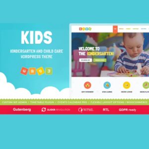 Kids – Day Care & Kindergarten WordPress Theme for Children