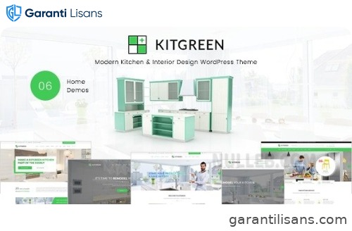 KitGreen – Interior and Kitchen Design WordPress Theme