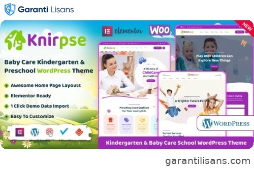 Knirpse – Kindergarten, Shool & Baby Care WordPress Theme