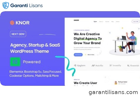Knor – Digital Agency WordPress Theme