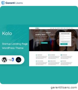 Kolo – Startup Landing Page WordPress Theme