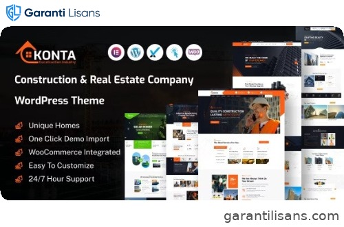 Konta – Construction and Real Estate Company WordPress Theme