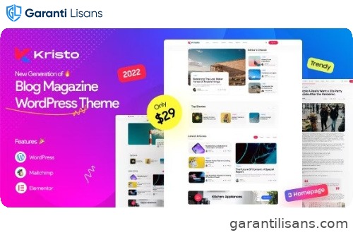 Kristo – Modern Magazine WordPress Theme