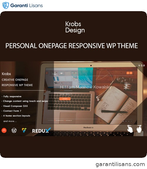 Krobs – Personal Onepage Responsive WP Theme