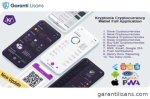 Kryptonia Cryptocurrency Wallet App