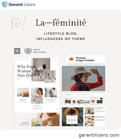 LaFeminite – Personal Blog WordPress Theme