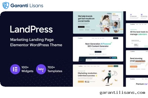 LandPress – Marketing Landing Page Elementor WordPress Theme