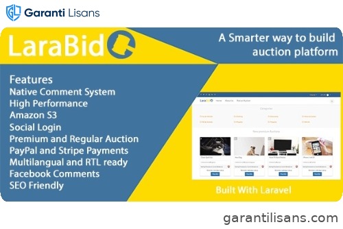 LaraBid – A Laravel PHP Auction Platform