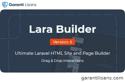 LaraBuilder – Laravel Drag&Drop SaaS HTML site builder