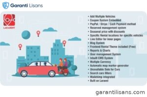 LaraRent – Multipurpose Vehicle Rental System Laravel Script
