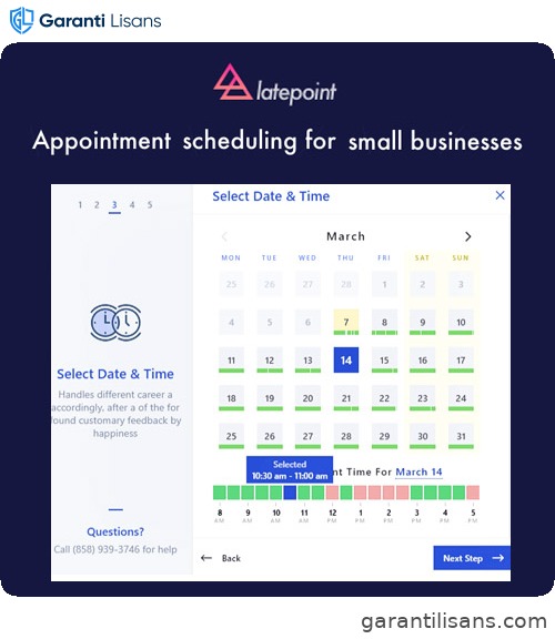 LatePoint – Appointment Booking & Reservation plugin for WordPress