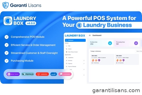 Laundry Box POS and Order Management System