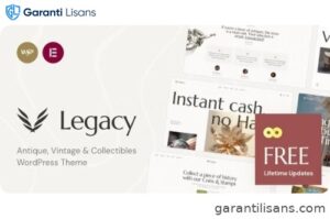 Legacy – Antique, Vintage & Collectibles WordPress Theme