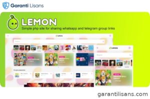 Lemon – Share Whatsapp And Telegram Groups