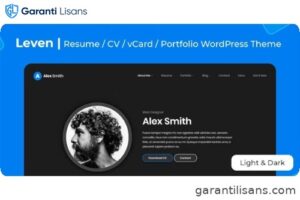 Leven – Resume WordPress Theme