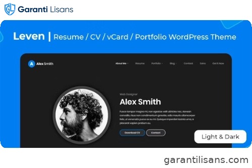 Leven – Resume WordPress Theme