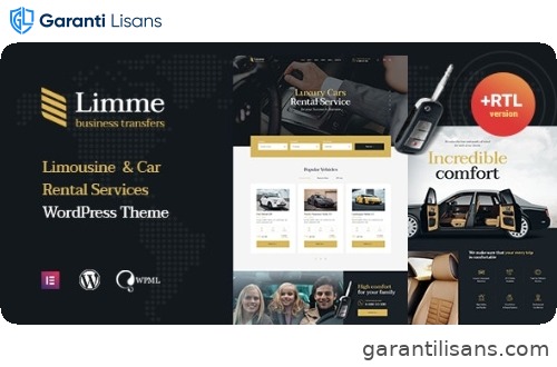 Limme – Limousine Transfers & Car Dealer WordPress Theme + RTL