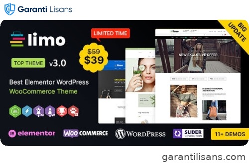 Limo WP – Elementor Multi-purpose WooCommerce Theme